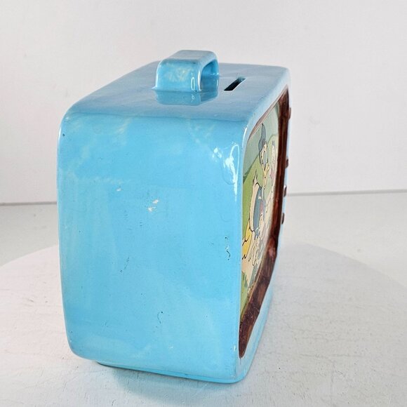 Vintage Disney Ceramic TV Bank Donald Duck & Nephews Dan Brechner 1960s Retro - Picture 4 of 10